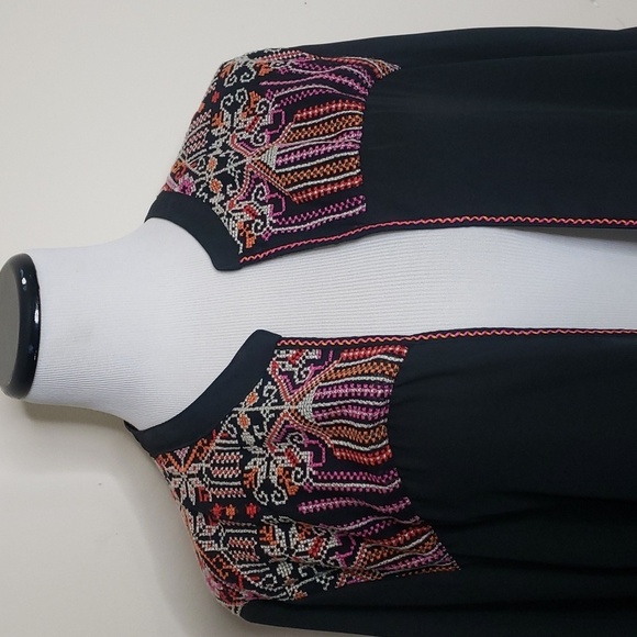 Catherines Open Front Embroidered Sheer Boho Cardigan Size 1X New with tags - Picture 2 of 8